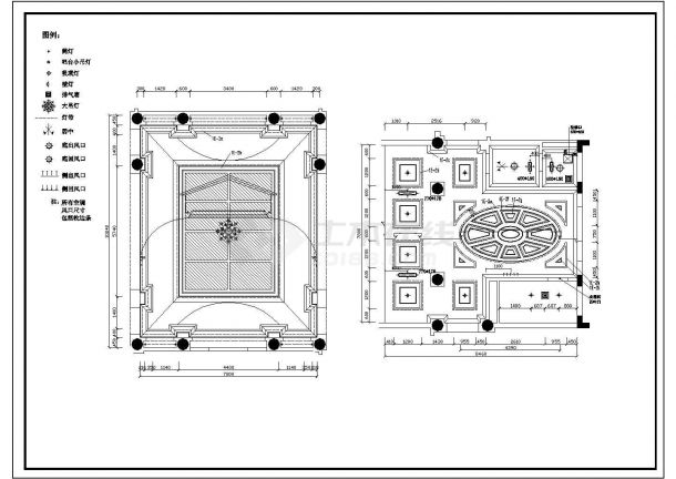 某地区龙湾别墅建筑施工图（全套）-图二