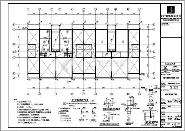 某地五层复式剪力墙结构设计施工图-图二