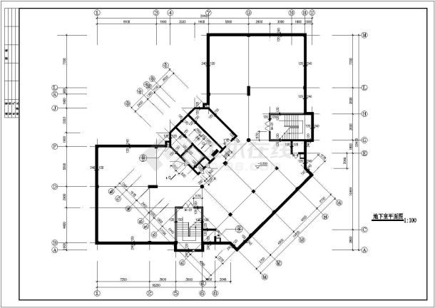 精美实用的集团大厦办公楼建筑设计图（共17张）-图二