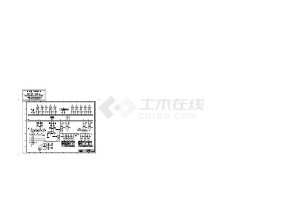 某升夺站220V直流电源原理CAD图-图一