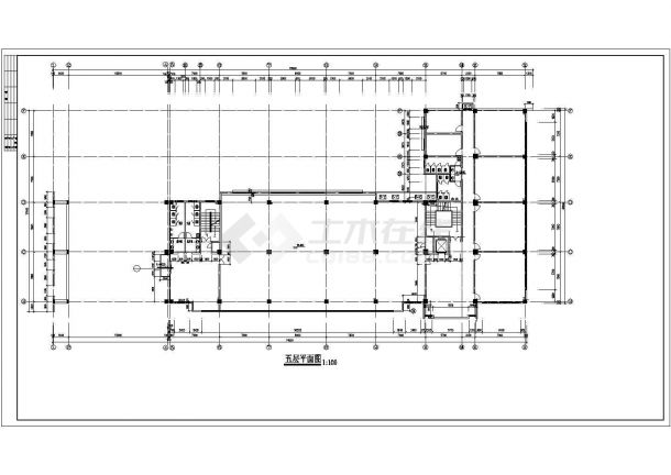 精品实用的办公大楼建筑施工图（共11张）-图一