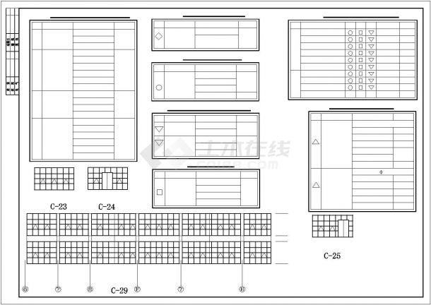 精彩实用的办公楼建筑设计图（标注详细）-图一