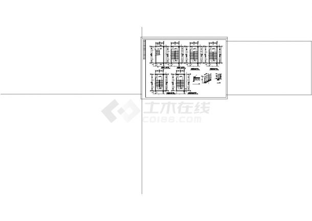 精美实用的大型商务楼建筑设计图（标注详细）-图二