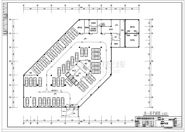 某大酒店建筑设计方案（标注详实）-图一