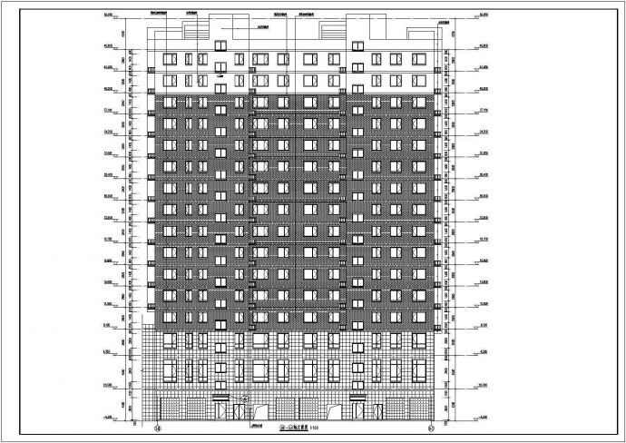 某地15层框剪结构住宅楼建筑设计方案图_图1