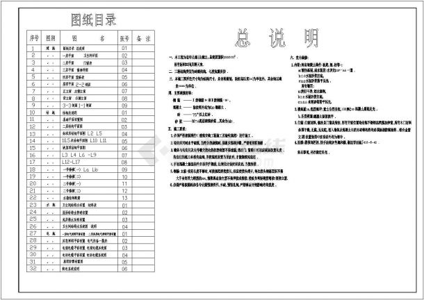 某地公寓2-f建筑施工图（共9张）-图二