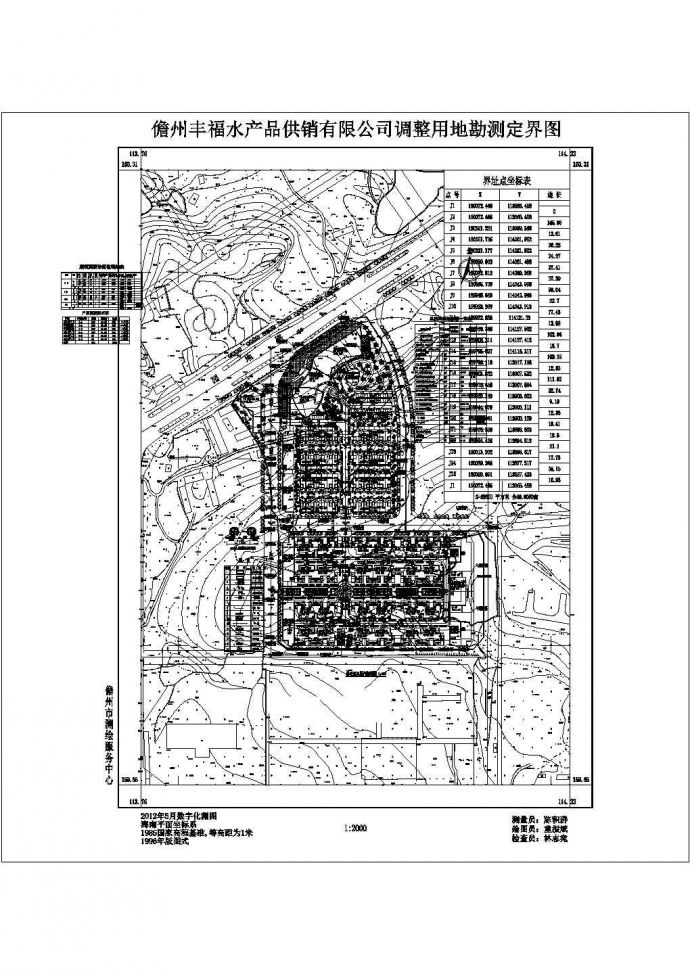 某地综合性住宅小区总平面规划设计方案图_图1