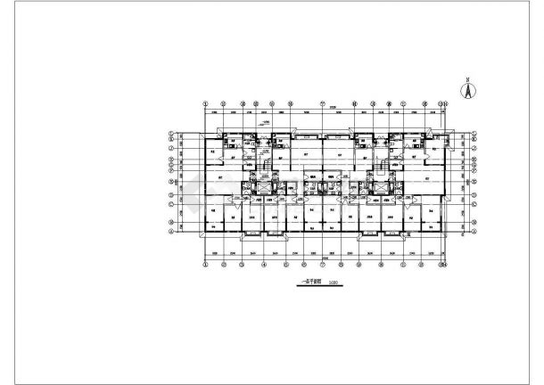 某地长39.1米 宽16.2米 9层阁楼住宅2单元每单元2户设计图-图二