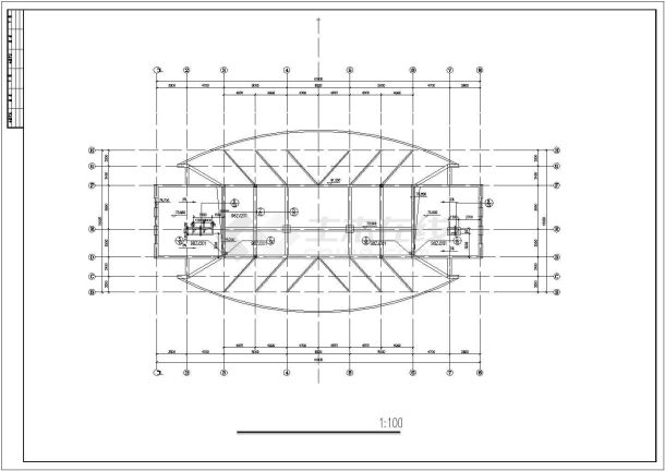 使用较多的某地高层办公建筑方案设计图（共17张）-图一