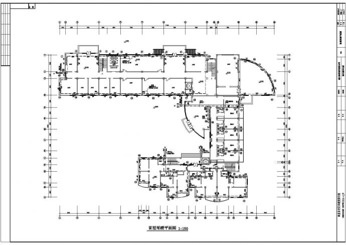 某七层办公楼采暖设计施工图（十一张）_图1