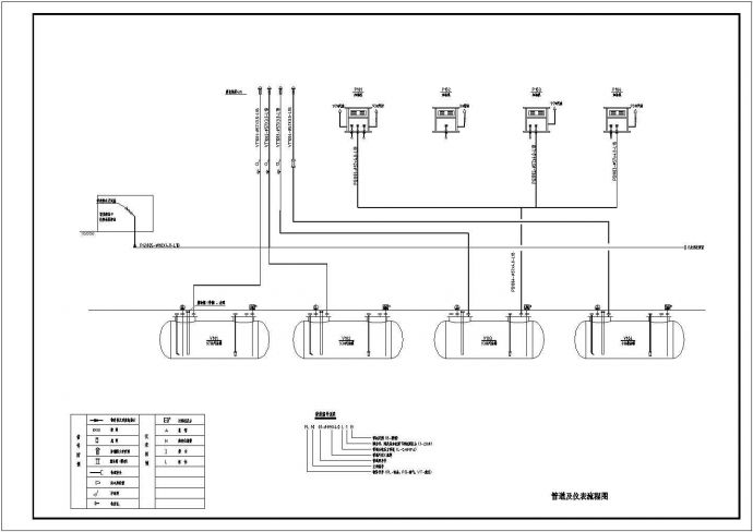 加油站油气回收管线布置及设备布置图_图1