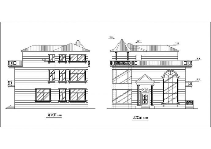比较经典的别墅设计方案图（共6张）_图1
