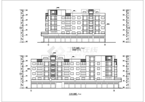 某地经典住宅楼建筑设计施工图（共10张）-图二