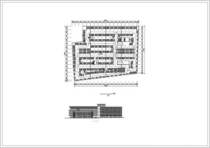简单实用的国际商务中心建筑方案设计图_图1