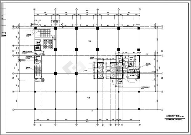 某地大型高层25层办公楼建筑设计图（共10张）-图二