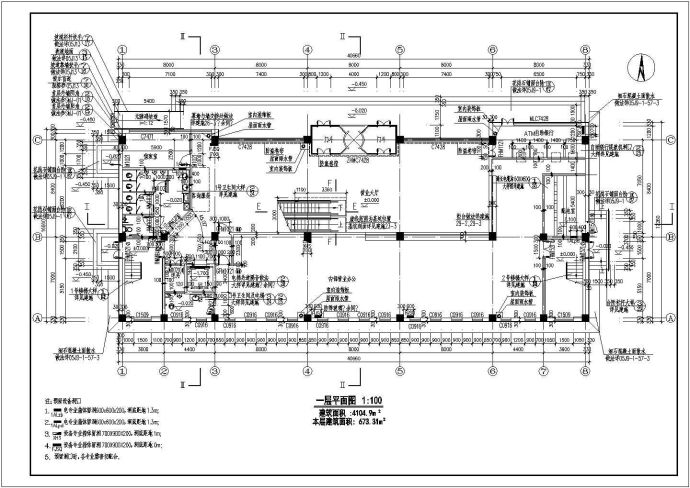 某地大型精致实用高层办公楼建筑设计图（共24张）_图1