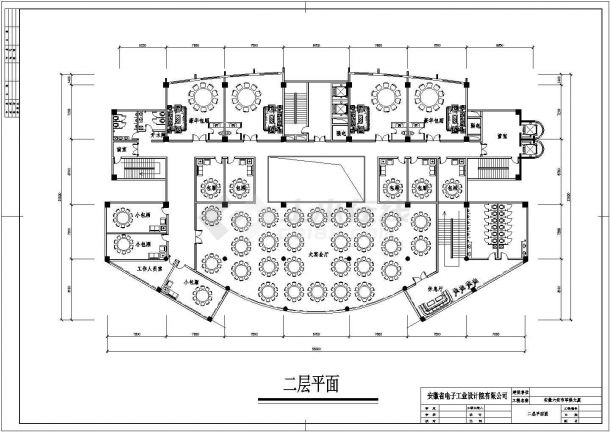 酒店方案CAD-酒店方案设计（标注详细）-图一