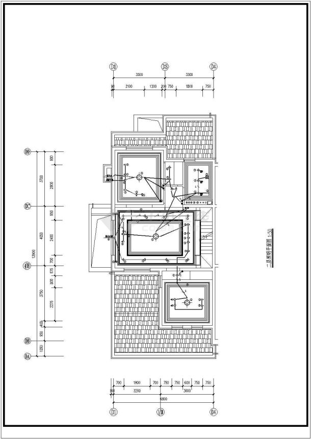 某框架结构独栋别墅安装专业建筑施工图-图二