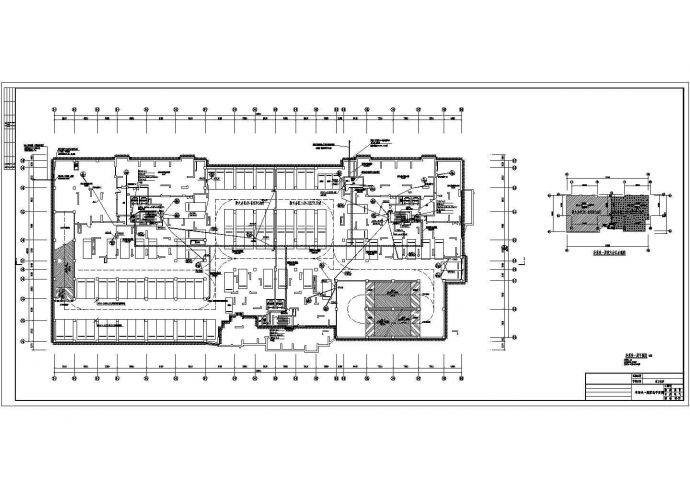 某小区大型两层地下车库电气施工图纸_图1