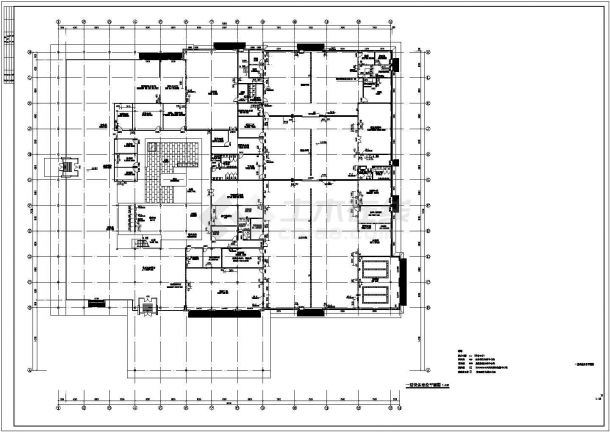 某地局部两层钢结构汽车4S店建筑设计施工图纸-图二