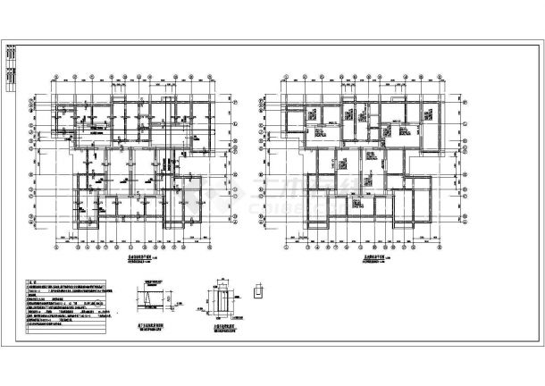 某地26层剪力墙结构住宅全套结构施工图-图二