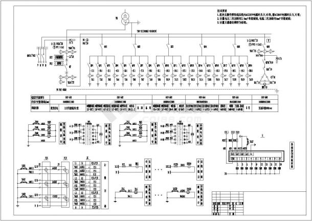 800kVA欧式箱变、630kVA美式箱变一、二次原理图-图二