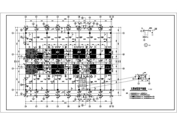 某地6层框架结构酒店全套结构施工图-图二