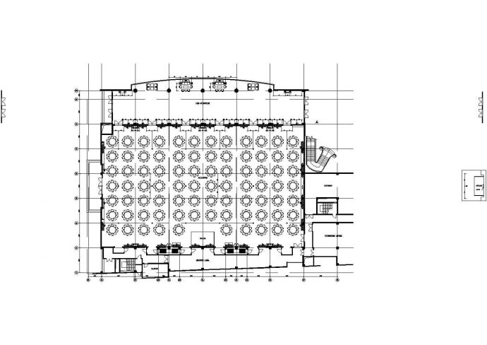 中山香格里拉宴会厅装修设计施工图纸_图1