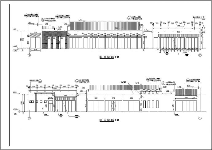 南昌市某小区景观设计配套设施施工图纸（建筑和结构）_图1