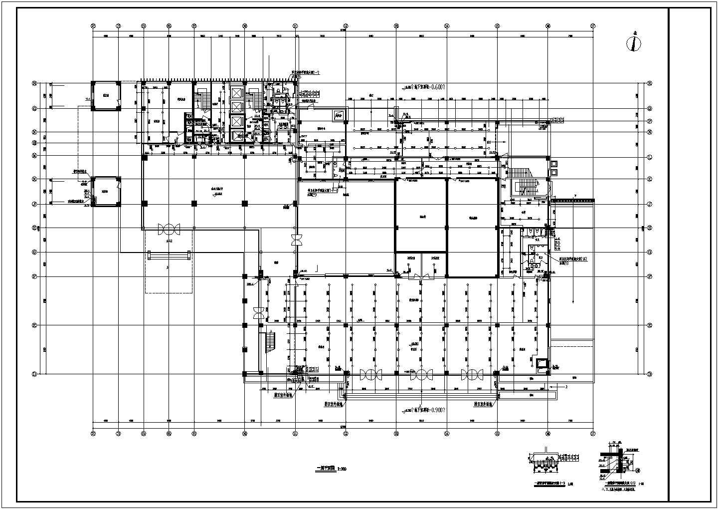 某高层民用建筑综合楼给排水专业设计施工图