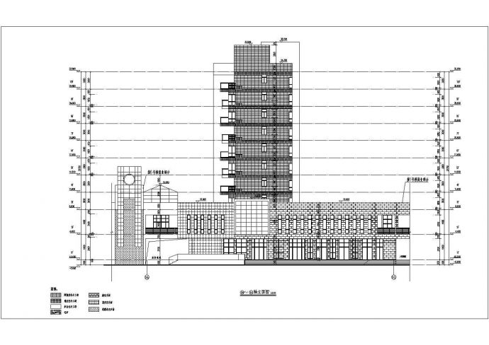 某地区十层框架结构商住楼建筑施工图_图1
