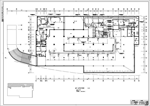 某宾馆风冷热泵空调系统全设计施工图纸-图一