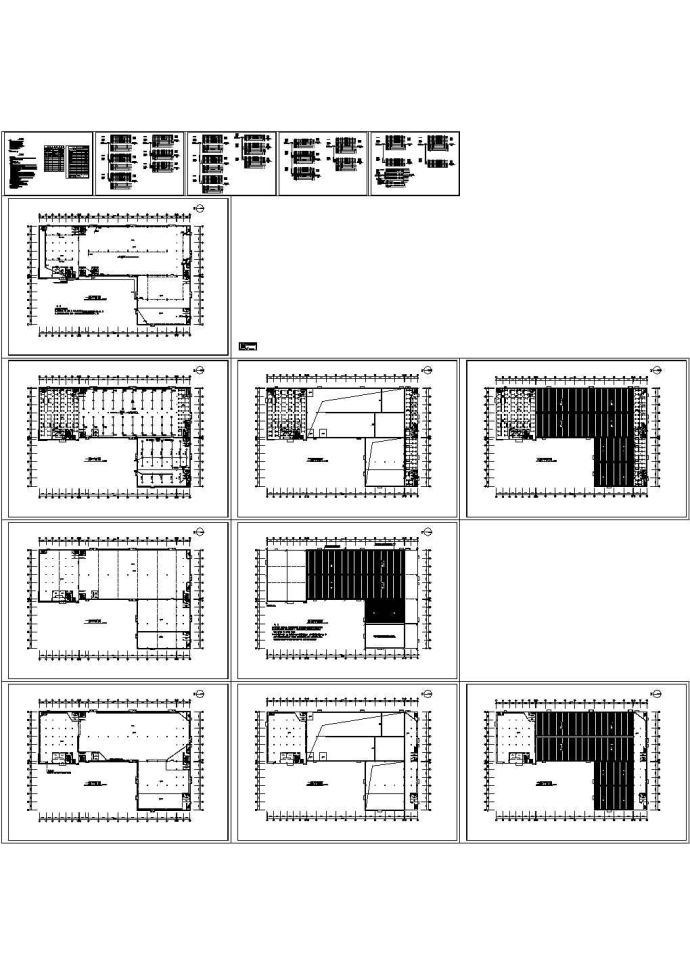 大型厂房电图纸_图1