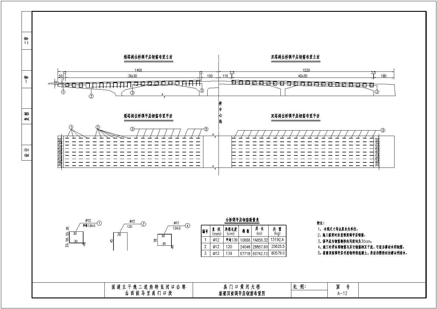 禹门口黄河大桥两阶段施工图设计