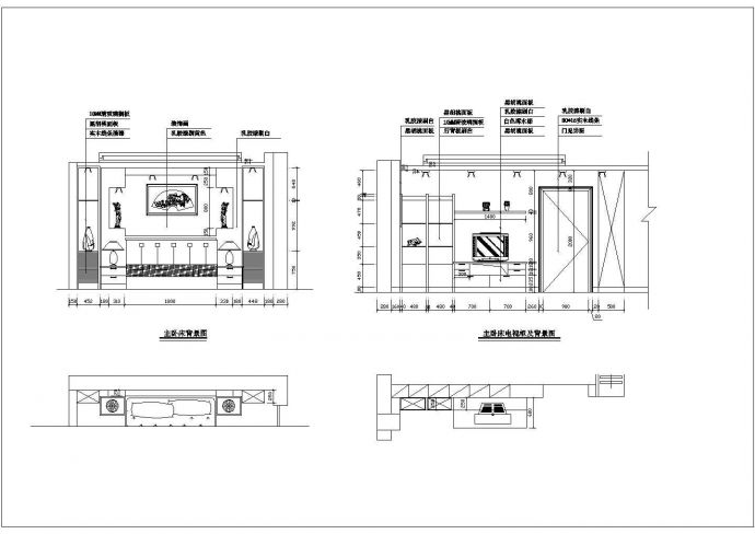 某两层别墅装修设计CAD图（全套）_图1