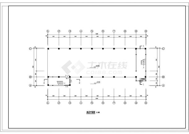 教师宿舍楼建筑方案图（共12张）-图一