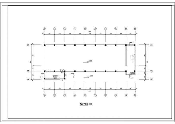 教师宿舍楼建筑方案图（共12张）_图1