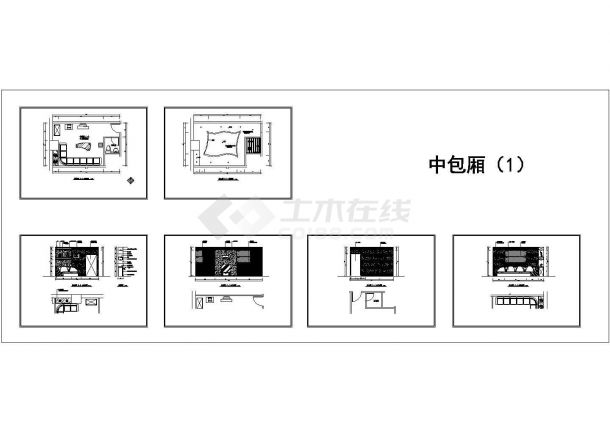 某地大型ktv包箱装修图（共七十九张）-图一