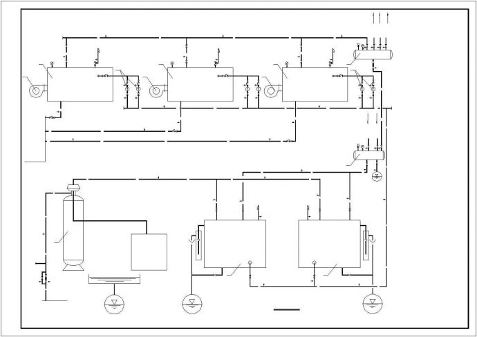 沈阳采暖供蒸汽两用蒸汽锅炉房水暖设计图（全）_图1