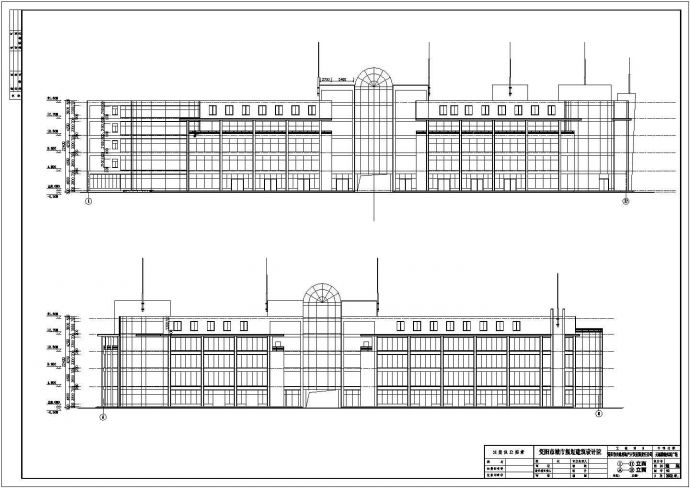某地大型五层购物中心建筑设计方案_图1