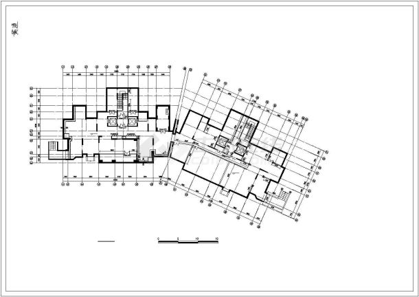 某地大型国际中心酒店式公寓楼建筑方案图-图一