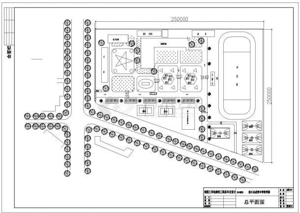 某四层中学教学楼建筑设计CAD图纸-图一