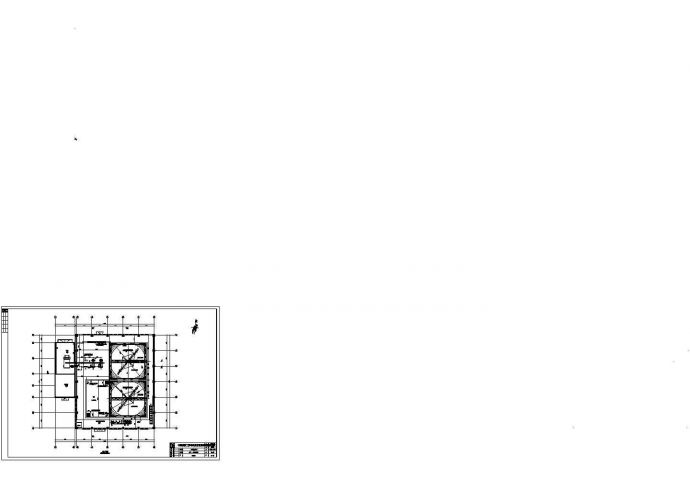 某厂污泥浓缩间建筑CAD施工图（共7张）_图1