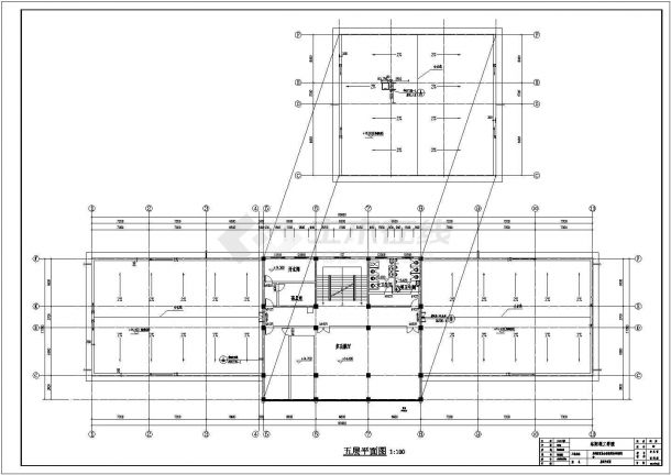 学生毕业设计某四层办公楼建筑设计施工图-图二