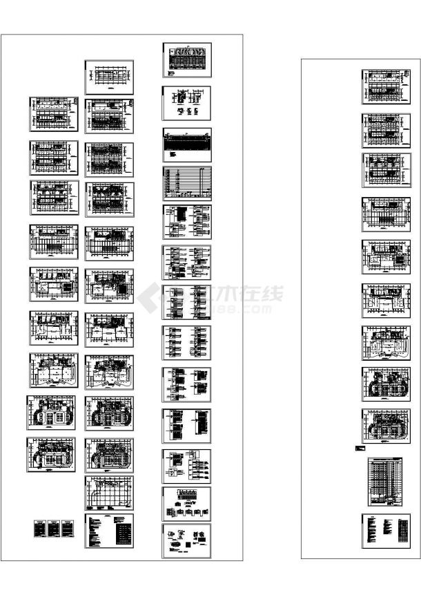 卫生厅办公楼电气消防施工图-图一