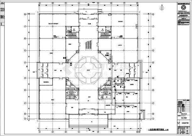 香港贝聿铭博物馆中央空调系统设计图纸-图二