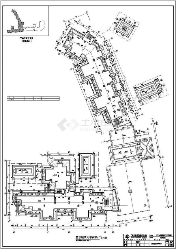 某地精致时尚的酒店建筑设计图（共18张）-图一