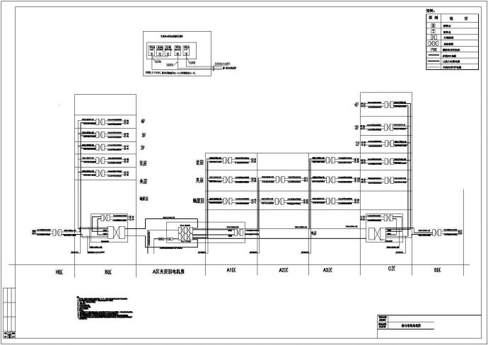 五星级酒店电气设计说明系统图及弱电系统参考模版_图1