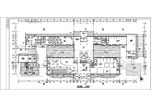 某地小型宾馆建筑设计方案图（共9张）-图二