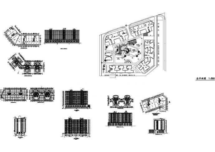 某高层住宅建筑设计CAD施工图_图1